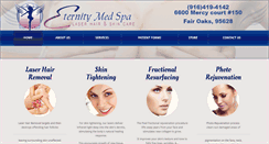 Desktop Screenshot of eternitymedspa.com